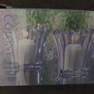 NIB/NWOT Colony Ambiance 4 Pc Votive Candle Set